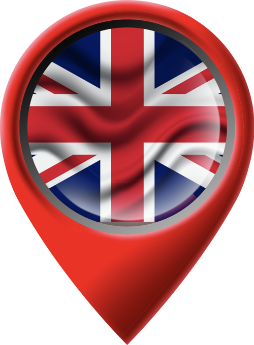 Britiske regioner Pin